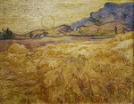 Gogh, Vincent, van - Weizenfeld mit Schnitter und Sonne