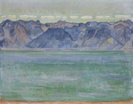 Hodler, Ferdinand - Genfer See mit den Savoyer Alpen