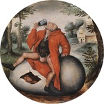 Brueghel, Pieter, der Jüngere - Der Trinker auf dem Ei