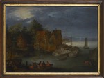 Brueghel, Jan, der Ältere - Dorf am Fluss 