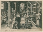 Stradanus (Straet, van der), Johannes - Eine Druckerei