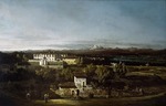 Bellotto, Bernardo - Das Dorf Gazzada, Blick von Süd-Ost auf die Villa Melzi d'Eril