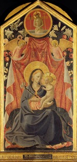 Angelico, Fra Giovanni, da Fiesole - Madonna und Kind mit zwei Engeln