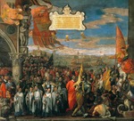 Veronese, Paolo - Siegreiche Rückkehr des Dogen Andrea Contarini nach dem Sieg von Chioggia