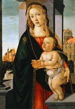 Botticelli, Sandro, (Werkstatt) - Madonna mit Kind 