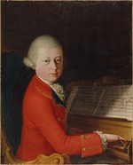 Cignaroli, Giambettino - Porträt von Wolfgang Amadeus Mozart (1756-1791) im Alter von 13 Jahren in Verona