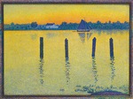 Rysselberghe, Théo van - Voilier sur l'Escaut (Segelboot auf der Schelde)