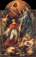 Jordaens, Jacob - Der Heilige Karl Borromäus unter den Pestopfern