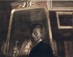 Spilliaert, Léon - Selbstporträt vor dem Spiegel