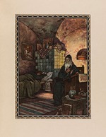Sworykin, Boris Wassiliewitsch - Pimen. Illustration zum Drama Boris Godunow von A. Puschkin