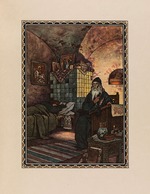 Sworykin, Boris Wassiliewitsch - Pimen. Illustration zum Drama Boris Godunow von A. Puschkin