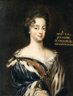 Unbekannter Künstler - Porträt von Maria Enrichetta del Carretto (1671-1744), Marquise von Grana und Savona