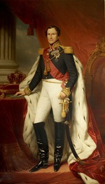 Keyser, Nicaise de - Porträt von Leopold I. (1790-1865), König der Belgier 