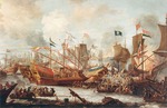 Peeters, Jan, der Ältere - Die Seeschlacht von Lepanto 