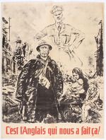 Matejko, Theo - Es sind die Engländer, die uns das angetan haben. (Propagandaplakat des Vichy-Regimes)