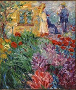 Nolde, Emil - Blumengarten mit Figuren