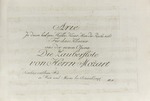 Mozart, Wolfgang Amadeus - Erstausgabe der Zauberflöte von W.A. Mozart, herausgegeben von Artaria