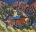 Kirchner, Ernst Ludwig - Haus auf der Staffel