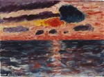 Jawlensky, Alexei, von - Sonnenuntergang, Borkum