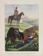 Beloussow, Lew Alexandrowitsch - Offizier des Schwarzmeer-Kosakengeschwaders (Uniformen der Kaiserlich Russischen Armee)