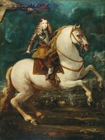 Herrera Barnuevo, Sebastian de - Reiterporträt von Karl II. von Spanien
