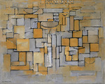 Mondrian, Piet - Bild Nr. II / Komposition Nr. XV / Komposition 4 