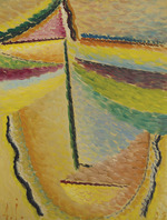 Jawlensky, Alexei, von - Abstrakter Kopf: Der Schutzengel 