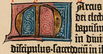 Unbekannter Künstler - Die Gutenberg-Bibel. Initiale M