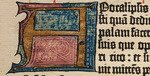 Unbekannter Künstler - Die Gutenberg-Bibel. Initiale A