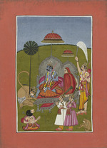 Unbekannter Künstler - Rama -  Inkarnation von Vishnu