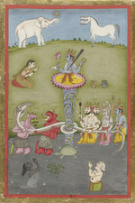 Unbekannter Künstler - Das Quirlen des Milchozeans