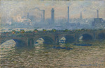 Monet, Claude - Le Pont de Waterloo, temps gris (Waterloo-Brücke, graues Wetter)
