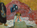 Gauguin, Paul Eugéne Henri - Das menschliche Leiden (Die Weinlese oder Die Armut)