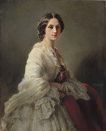 Winterhalter, Franz Xavier - Porträt von Fürstin Elena Iwanowna Orlowa-Denissowa, geb. Tschertkowa