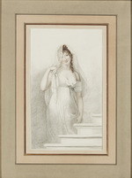 Cosway, Richard - Porträt von Madame Récamier (1777-1849)