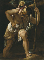 Borgianni, Orazio - Heiliger Christophorus, der das Jesuskind auf den Schultern trägt