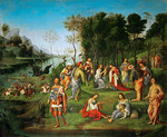 Costa, Lorenzo - Allegorie der Krönung von Isabella d'Este (Musenhof der Isabella d'Este)