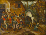 Brueghel, Pieter, der Jüngere - Schlägerei zwischen Soldaten und Bauern