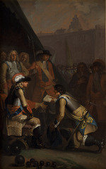 Abildgaard, Nicolai Abraham - Magnus Stenbock übergibt die Festung Tönning an Friedrich IV. 1714