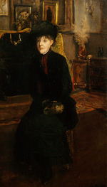 Blanche, Jacques-Émile - Porträt von Mary Cassatt (1844-1926)