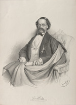 Dauthage, Adolf - Porträt von Violinist und Komponist Heinrich Proch (1809-1878)