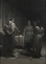 Malmström, August - Die Frithjofssage: König Bele und Thorsten Vikingsson