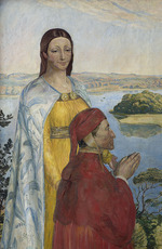 Christiansen, Poul Simon - Dante und Beatrice im Paradies
