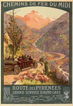 Tauzin, Louis - Chemin de fer du Midi. Route des Pyrénées
