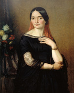 Scheffer, Ary - Porträt der Schauspielerin Mademoiselle Mars (Anne Francoise Hyppolyte Boutet) (1779-1847)