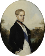 Rugendas, Johann Moritz - Porträt von Kaiser Peter II. von Brasilien (1825-1891)