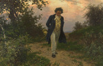 Schmid, Julius - Ludwig van Beethoven beim Spaziergang