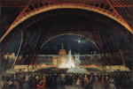 Roux, George - Fête de nuit à l'Exposition universelle de 1889, sous la tour Eiffel