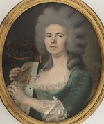 Unbekannter Künstler - Porträt von Rosalie Dugazon (1755-1821)