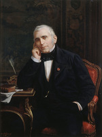 Lecomte-Vernet (Vernet-Lecomte), Charles-Emile-Hippolyte - Porträt von Dramatiker und Librettist Eugène Scribe (1791-1861) 